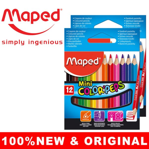 Pensil Maped Colorpeps Mini 12 Warna