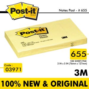 Stick Note / memo pad POST IT 3M NO. 655