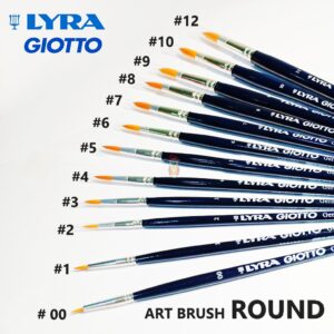 Kuas Lyra Giotto Taklon Round