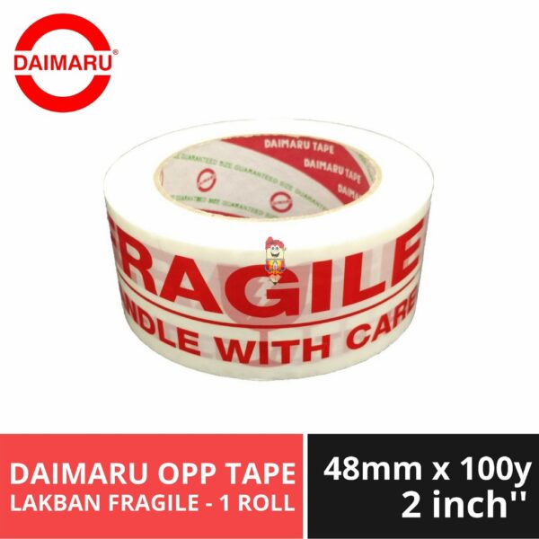 Lakban 2" inch Printing Daimaru "FRAGILE"