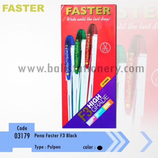 Pena Faster F3 Black