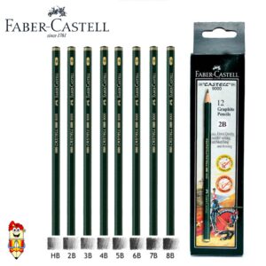 Pensil Kayu Faber Castell 2B - HB SATUAN / Pensil Kayu Faber-Castell Terlaris dan Termurah