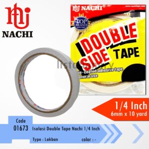 Isolasi Double Tape Nachi 1/4 Inch
