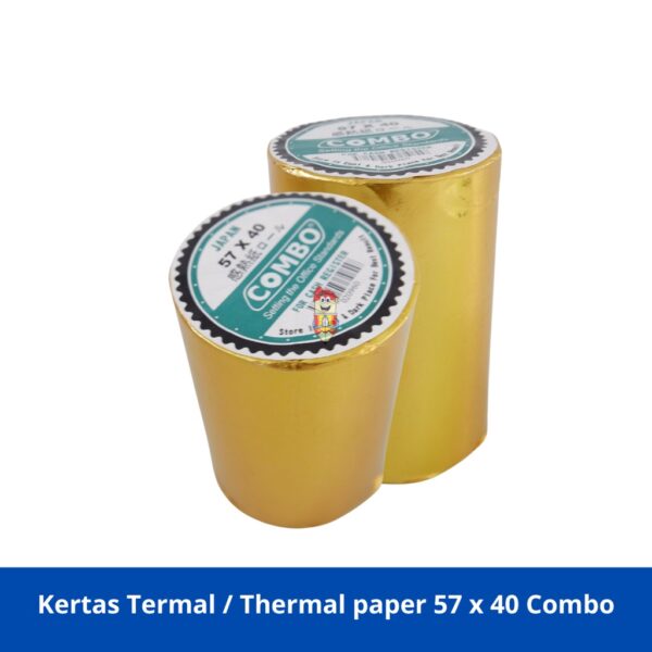 Kertas Termal / Thermal paper 57 x 40 Combo