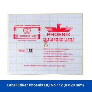 Label Stiker Phoenix QQ No.112 Kertas Harga Nama Undangan 8 x 20 mm