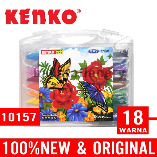 OIL PASTEL KENKO 18 CLR