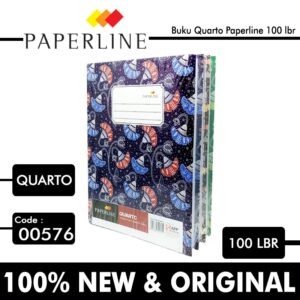 Buku Hard Cover Quarto Paperline 100 lbr