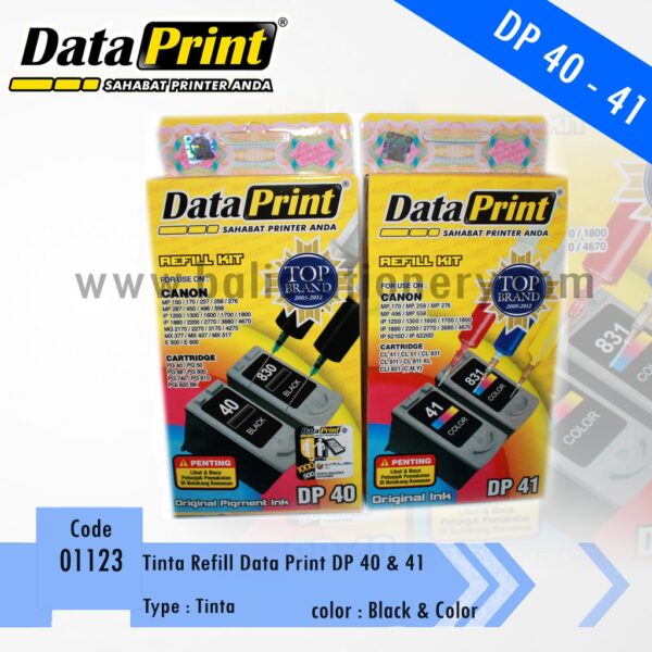 Tinta Refill Data Print DP 40-41