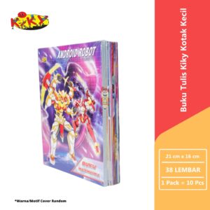 Buku Tulis 38 lbr Kiky Kotak Kecil 1 pak isi 10 pcs