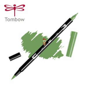 Dual brush pen Tombow Art Marker ABT 158 Dark Olive