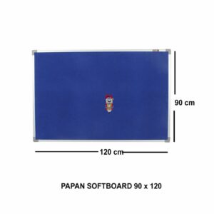Papan Mading / Softboard 90 x 120 cm