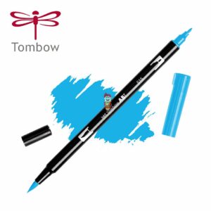 Dual brush pen Tombow Art Marker ABT 515 Light Blue