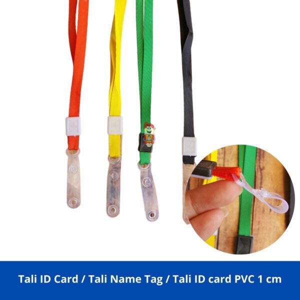 Tali ID Card / Tali Name Tag / Tali ID card PVC 1 cm