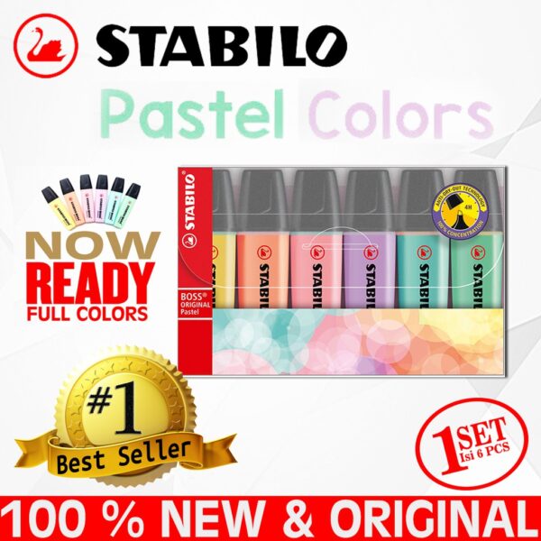 Stabilo Boss original Pastel 1 set/isi 6