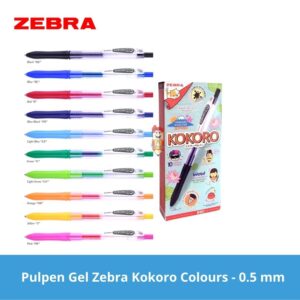 Pena / pulpen Zebra Gel Kokoro 0.5mm