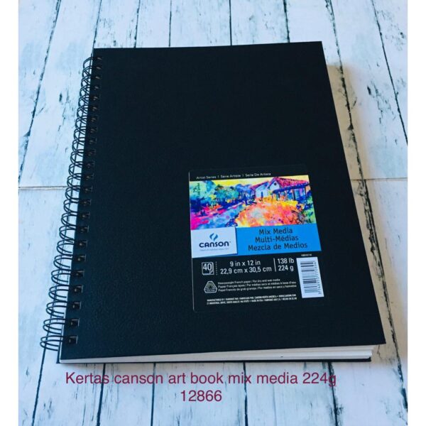 Canson Art Book Mix Media 9 Inch 224 gsm