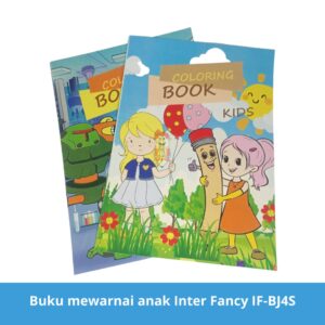 Buku mewarnai anak / coloring book for kids Inter Fancy IF-BJ4S