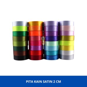 Pita Kain Satin / Pita Kado 2 CM