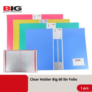 Clear Holder F4 60 Lbr Big / Document Keeper / Display Book