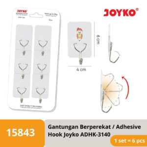 Gantungan Berperekat Hanger Hook Tempel Perekat Joyko ADHK-3140