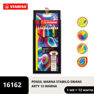 STABILO swans ARTY Colored Pencils 12 pcs / Pensil Warna isi 12 pcs
