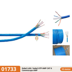 kabel LAN / UTP cat 6 AMP commscope kabel Internet kabel jaringan 10 m