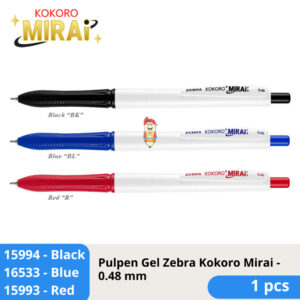 Pena Zerba Mirai Pulpen Pen 0.48 Series kokoro