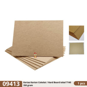 Kertas Karton Cokelat / Hard Board tebal T140 350 gram