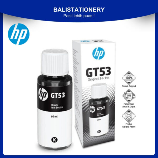 Tinta HP GT-53 Black 100% Original Ink Cartridge GT53 - 90ml