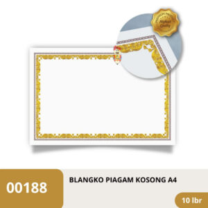 Blanko A4 kertas piagam sertifikat mewah termurah