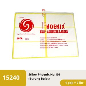 Label Harga / Label Sticker Stiker Phoenix Bulat QQ No.101