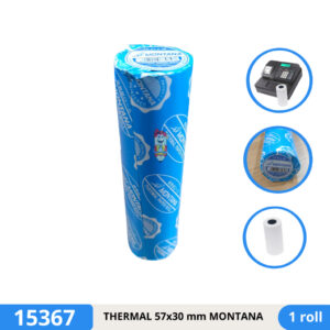 Kertas thermal / kertas kasir / EDC / kertas struk montana 57x30mm