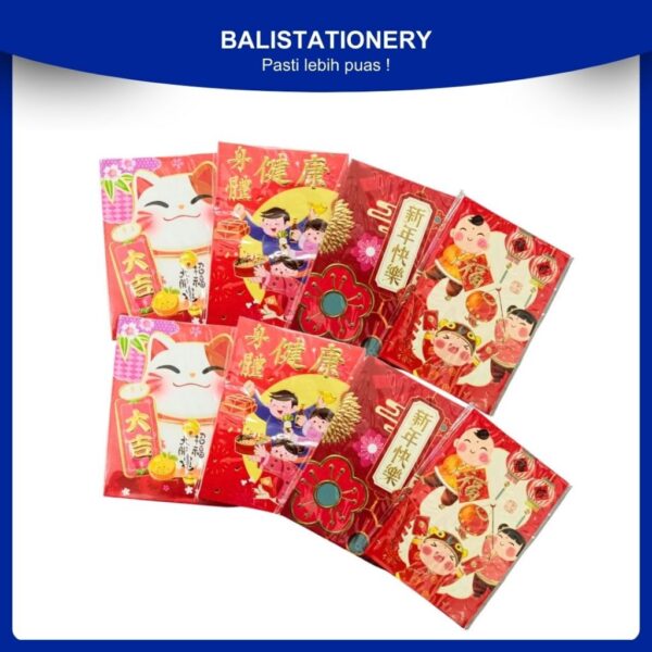 Angpao / Angpau / Hongbao Imlek 2024 Naga isi 6