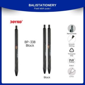Ball Pen Pulpen Pena Joyko BP-338 Vokus 0.7 mm - Black
