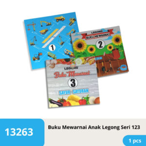 Buku mewarnai anak / coloring book for kids Legong Seri 1 2 3
