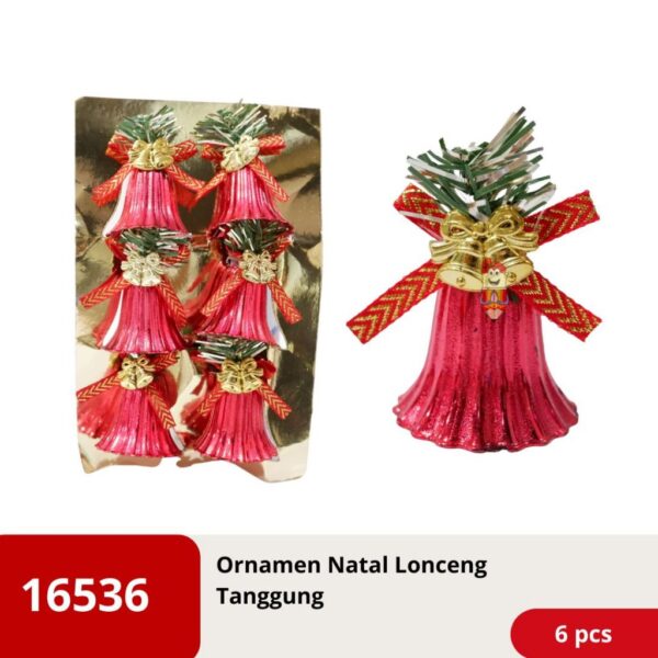Ornamen Hiasan Natal Christmas Lonceng Tanggung