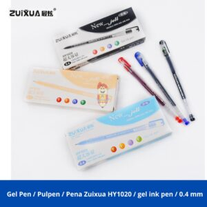 Gel Pen / Pulpen / Pena gel Zuixua New Jell HY1020 0.4 mm
