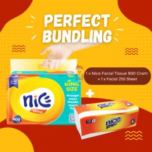 Nice Tissue Wajah 1000 gr & Nice Tissue Wajah 250 Sheets