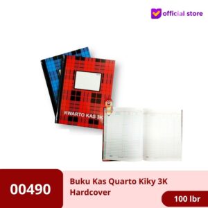 Buku Kas Quarto Kiky Hardcover / Buku Keuangan 3 Kolom