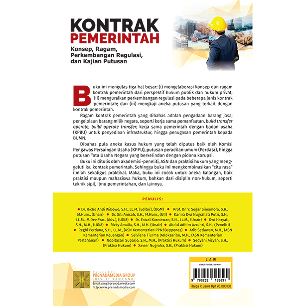 Kontrak Pemerintah. Konsep, Ragam, Perkembangan Regulasi dan Kajian Putusan - Image 2
