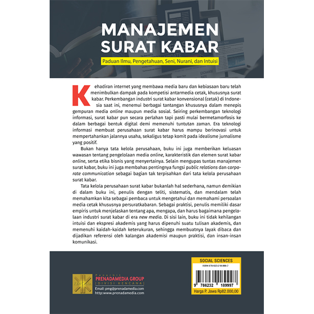 Manajemen Surat Kabar: Paduan Ilmu, Pengetahuan, Seni, Nurani, dan Intuisi - Image 2