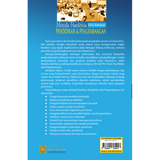 Metode Penelitian Pendidikan & Pengembangan Edisi Keempat - Image 2