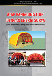 Atap panggung tiup dengan energi surya
